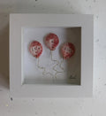 Handmade 'It's a girl' framed porcelain